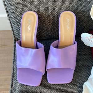Purple NastyGal High Heels